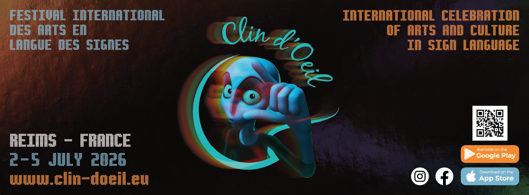 Panneau affiche Festival Clin d'Oeil